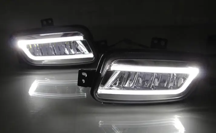 1 набор Автомобильный светодиодный DRL Дневной светильник авто противотуманная