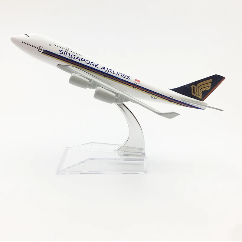 16CM B747 MX59 AliExpress 11,11 горячая распродажа 20 см Singapore A380 модель самолета Boeing 747 модель самолета; Каблук 16 см Игрушечная модель самолета самолет подарок - Цвет: 16CM B747 MX59