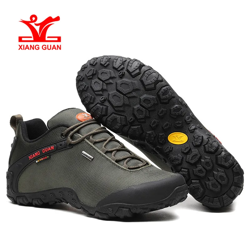 N81283 Men Green XIANG GUAN походная обувь сапоги с низким вырезом уличные кроссовки спортивная обувь мужская Треккинговая дышащая альпинистская обувь новое поступление - Цвет: N81283 Men Green