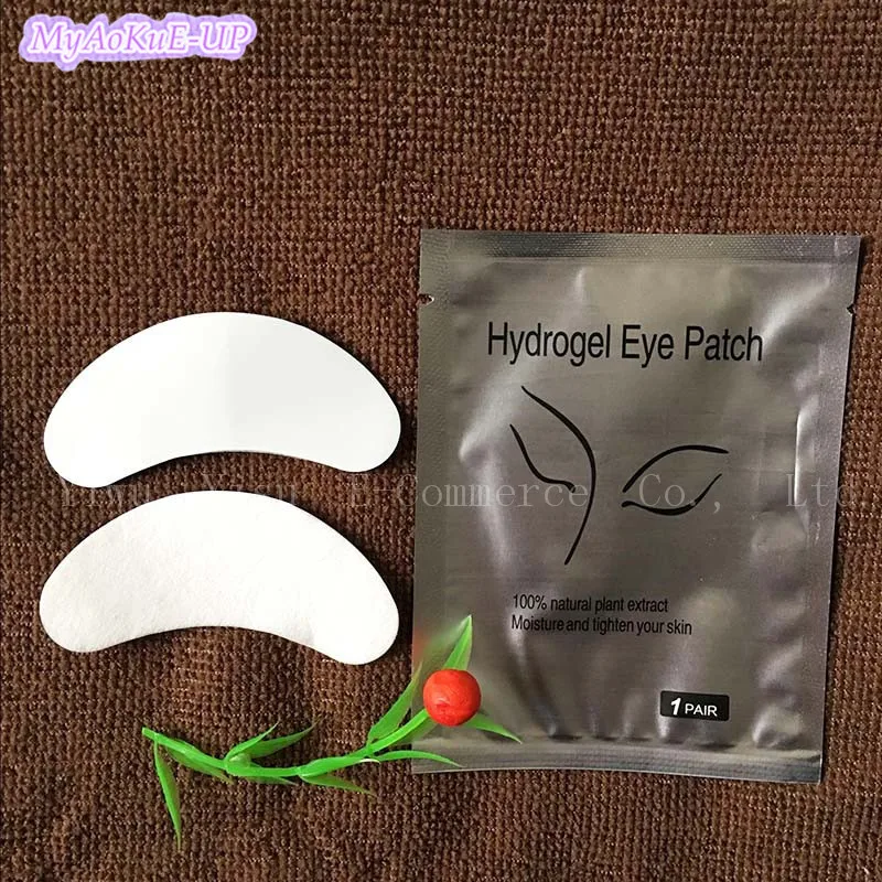 1000 пар/лот гидрогелевые накладки для ресниц наклейки наращивания бумажные патчи