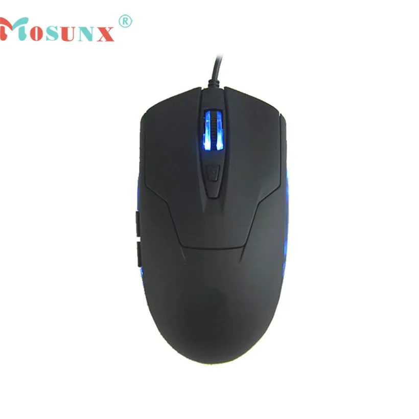 Модная светодиодная оптическая игровая мышь 2400DPI 6D USB Проводная для ПК ноутбука