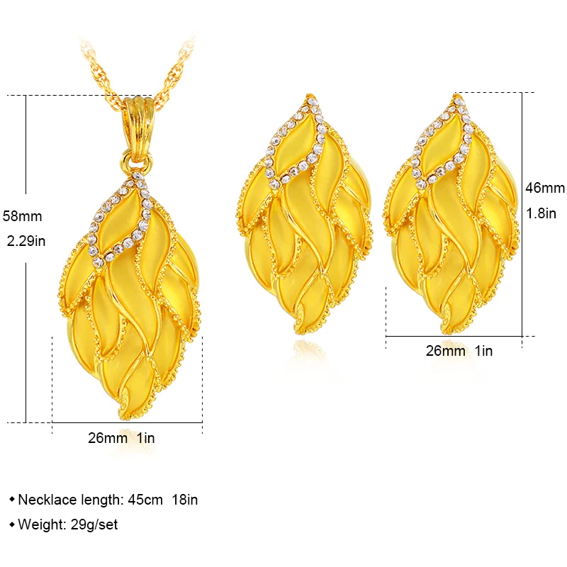 Женский ювелирный комплект из колье и серёг с фианитом|jewelry sets for women|jewelry setsjewelry set