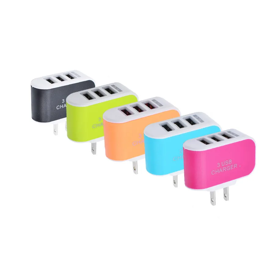 3 порта 3.1A тройной USB настенный домашний порт Путешествия AC зарядное устройство адаптер для Android мобильного телефона зарядное устройство ЕС вилка дропшиппинг# YL10 - Тип штекера: США