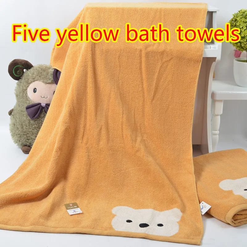 Оранжевый Wholesale cotton bath towel 5 price using no twist yarn technology to make soft comfortable water absorption good affordable - Цвет: Оранжевый