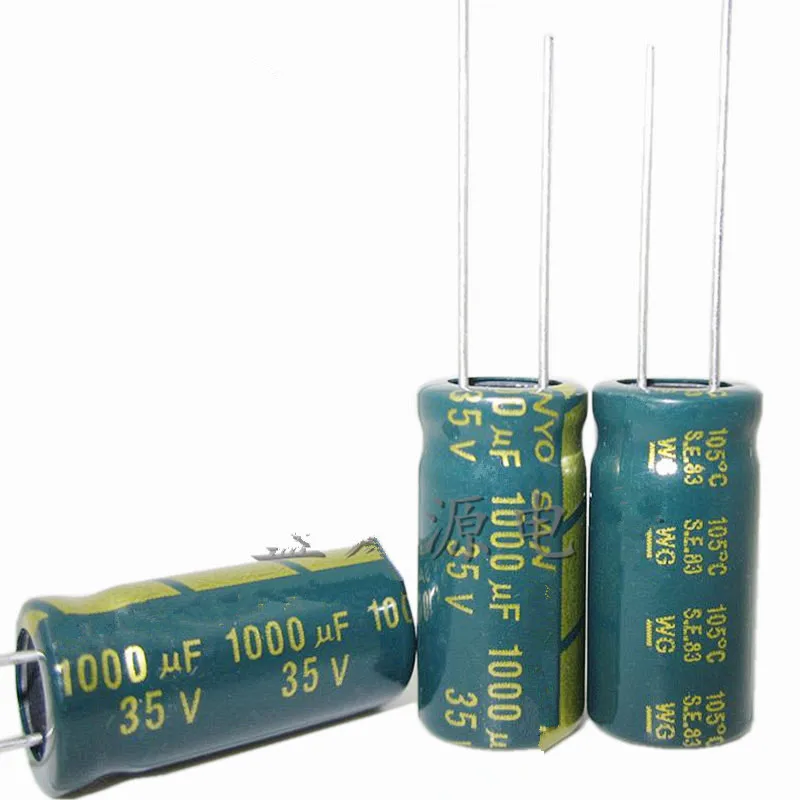 Алюминиевый электролитический конденсатор 35v1000uf 1000 uf35v высокочастотный с низким