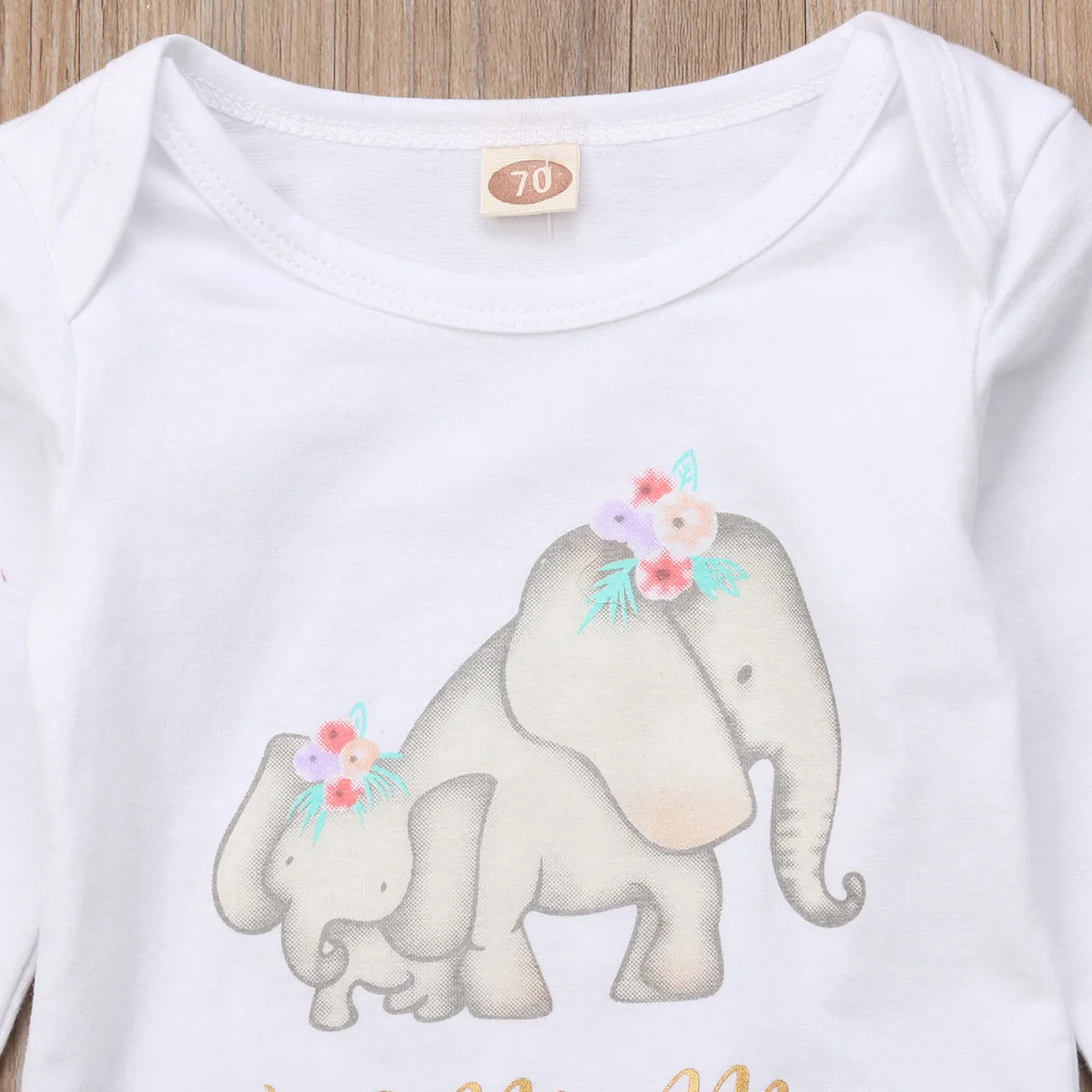 Новорожденный Одежда для детей; малышей; девочек Love Dad Mom» комбинезон топы, штаны; комплект одежды из 3 предметов Комплект одежды для маленьких девочек с принтом «Я люблю папу» любовь одежда для мамы; комплект
