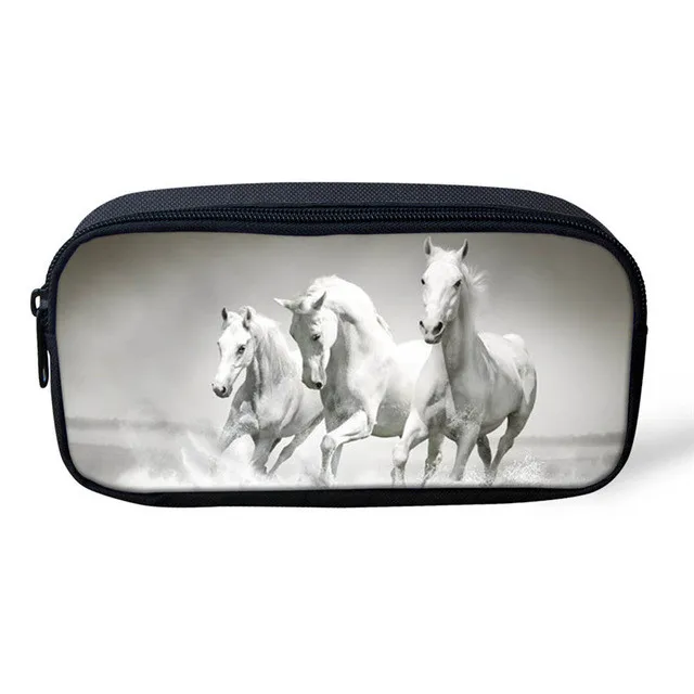 Z3172K FORUDESIGNS/Crazy Horse печати 3 шт./компл. школьный рюкзак для мальчиков и девочек свитер с воротником ортопедии рюкзак Mochilas Mujer - Цвет: Z3172K