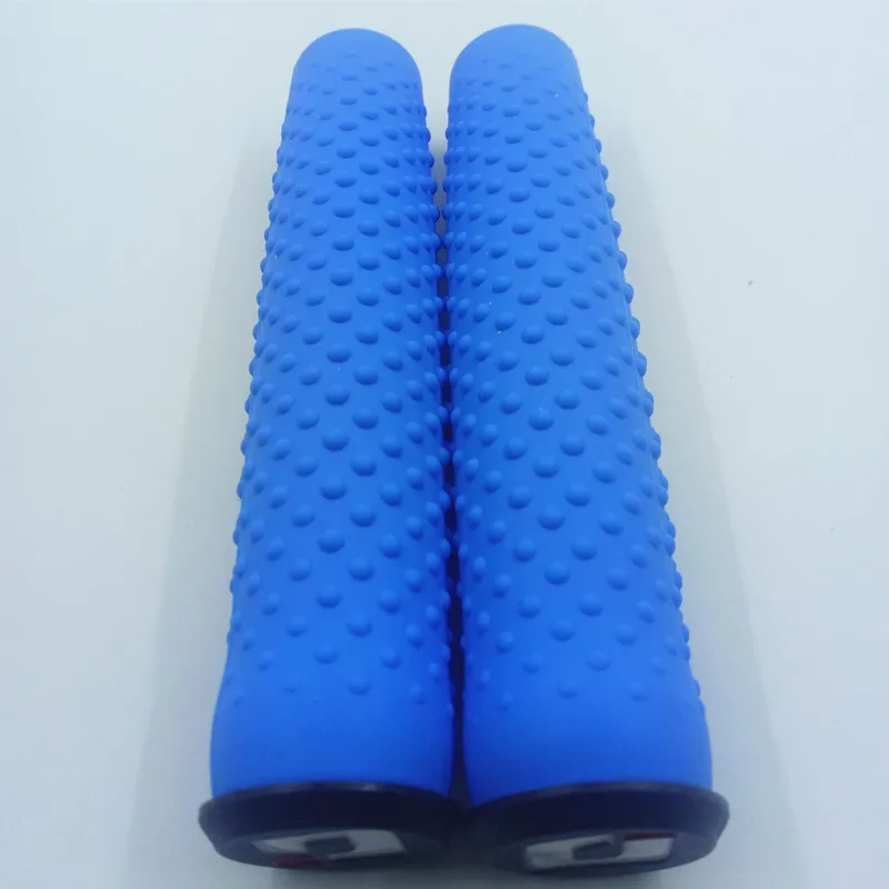 blue ODI силикагель велосипедные ручки MTB горный велосипед руль силиконовая ручка анти-занос, удар-поглощающие мягкие велосипедные ручки - Цвет: blue
