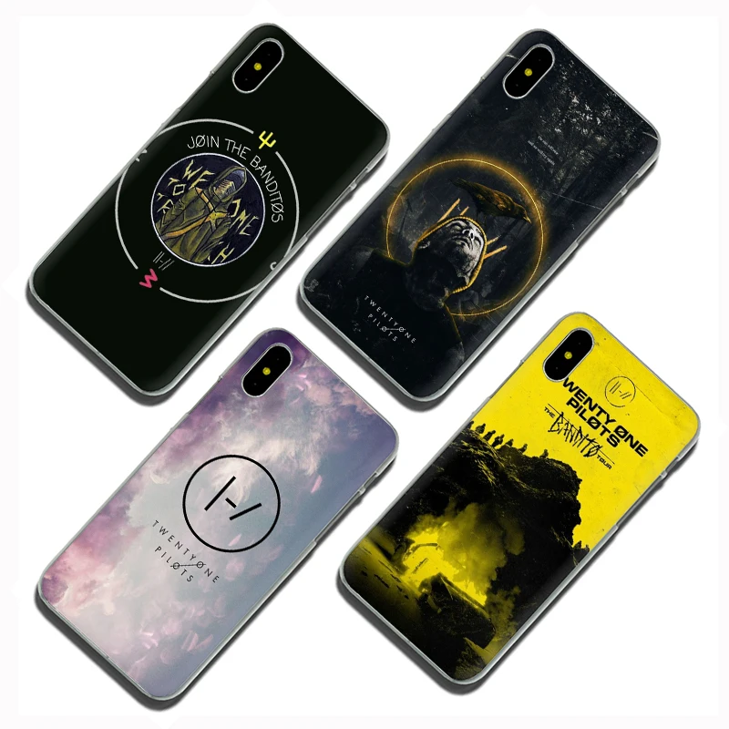 Жесткий чехол Twenty One Pilots для iPhone 5 5S 5C SE 6 6s 7 8 plus X XR XS 11 Pro Max