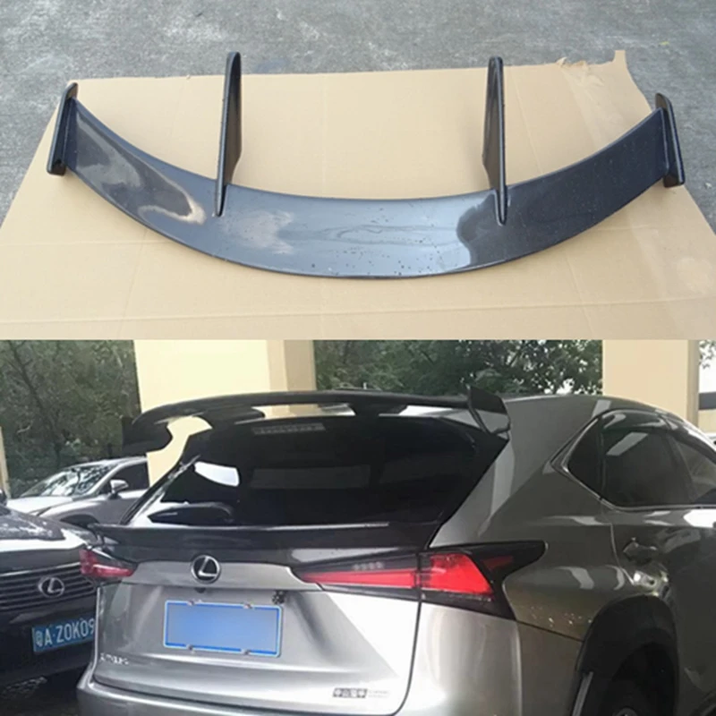 Спойлер из углеродного волокна на заднее крыло багажника для LEXUS NX NX200 NX200t NX300h спойлер на крыше