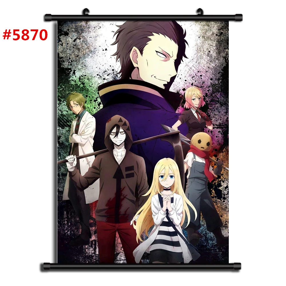 5870 Satsuriku no Tenshi Angels Of Death Аниме Манга настенный плакат свиток - Цвет: 5870