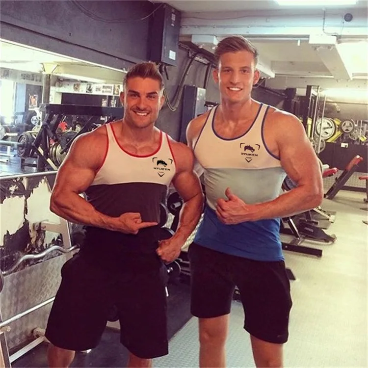 Maoxzon Mens Slim Beauty Fitness Tank Tops For Male Summer Casual Bodybuilding Jogger Muscle Gymnasium Sleeveless Shirts Vests | Мужская