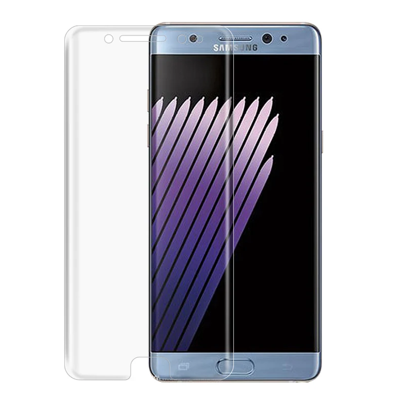 Оптовая продажа 50 шт мягкая ПЭТ Передняя Задняя 3D изогнутая полная крышка