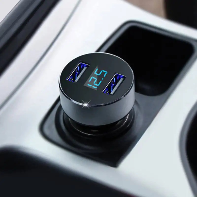 Универсальное автомобильное зарядное устройство EDAL 5V 3.1A с двумя usb портами и