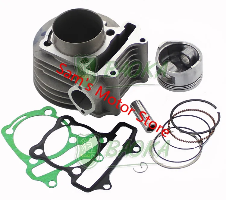 GY6 125CC 150CC Upgrade To 200CC Racing Scooter Moped 61MM Motorcycle Engine Cylinder And Head | Автомобили и мотоциклы