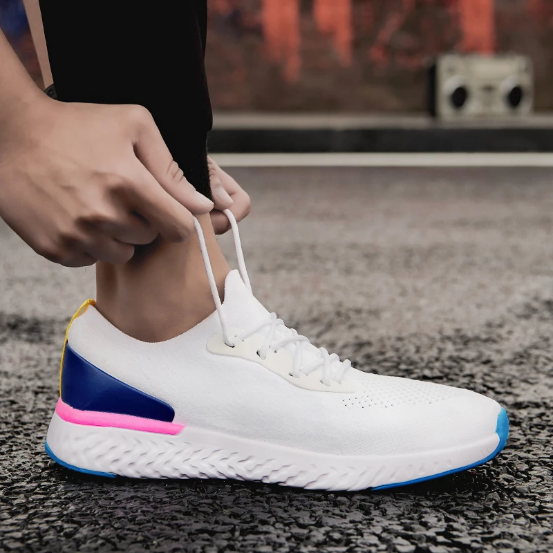 Плюс размеры: 35–46 теннисная обувь Нескользящая спортивная для мужчин 2019 осенние