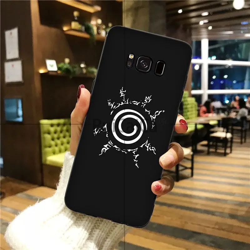 Ruicaica логотип Akatsuki Наруто окрашенный чехол стильный мягкий для телефона GALAXY s5 s6 edge