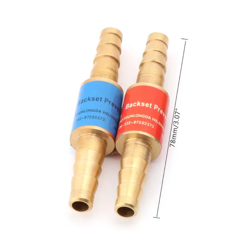 

2pcs Pipe Flashback Arrestors Of Acetylene Liquefied Gas Propane & Oxygen Fuel-