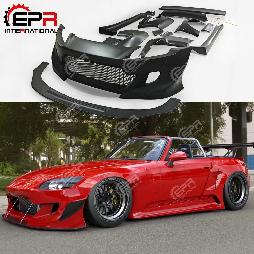 Для Honda S2000 AP1 AP2 FRP стекловолокно полный комплект переднего бампера крыло спойлер