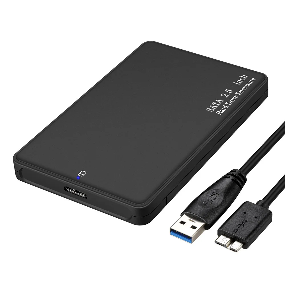 1 шт. высокоскоростной внешний корпус для жесткого диска 2 5 дюйма USB 3