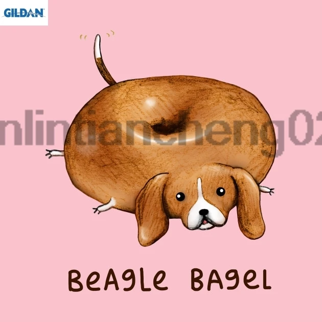 GILDAN Beagle Bagel T Shirt | Мужская одежда