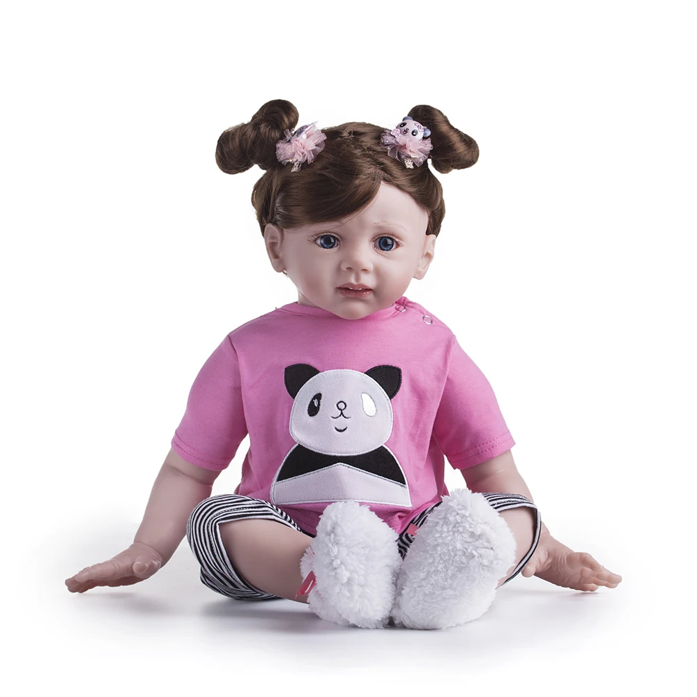 60 см силиконовые виниловые игрушки Reborn Baby Doll для девочек принцесса малыш живые