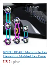 SPIRIT BEAST аксессуары для мотоциклов украшения номерного знака светодиодный свет персонализированные продукты антенные огни безопасность вождения