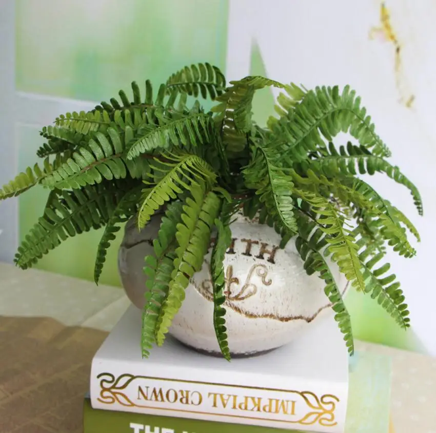 Искусственные Psilotopsida Fern цветы для свадьбы вечеринки домашнего отдыха