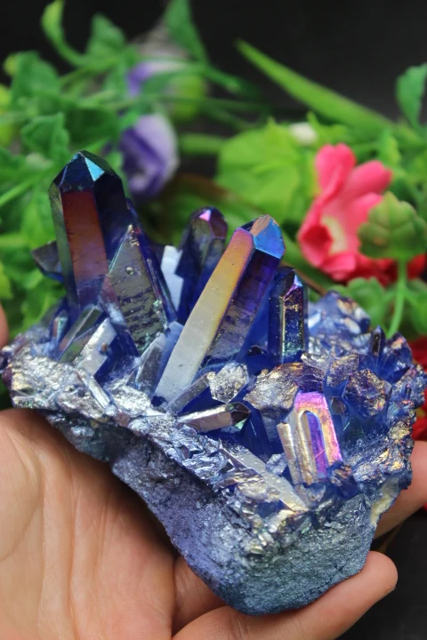 

325 grams of natural quartz crystal healing angel ring specimen