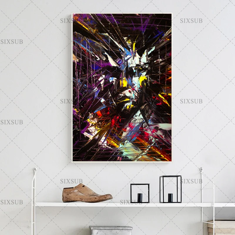 Symphony Face painting abstract canvas mural art picture living room posters decorated modern printing pictures frameless | Дом и сад