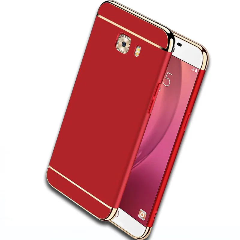 SemgCeKen Luxury Shockproof armor plating Case For samsung galaxy C7 C8 C9 C10 pro C9pro C7000 C9000 Phone back Cover coque etui |