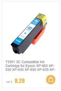 5 шт. 3351XL чернильный картридж совместим с Epson XP-530 XP-630 XP-830 XP-635 XP-540 XP-640 XP-645