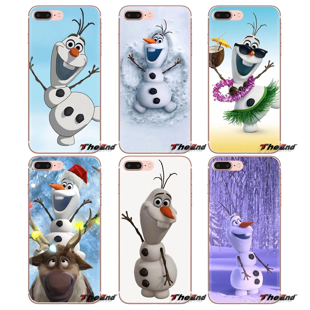 Transparent Soft Shell Covers For Xiaomi Redmi 4A S2 Note 3 3S 4 4X 5 Plus 6 7 6A Pro Pocophone F1 Snowflakes Stars Snowman Olaf |