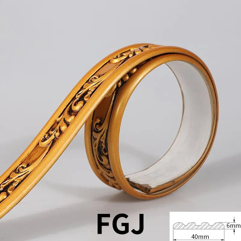Vintage gold Фон для спальни в скандинавском стиле из ПВХ, декоративная мягкая линия wardobe, верхняя полоса из полиуретана, зеркальная рамка - Цвет: Vintage gold