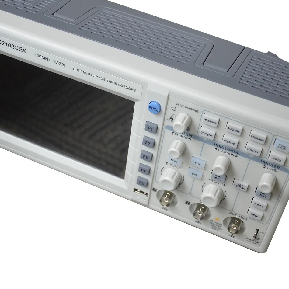 Высокая точность UNI-T UTD2052CEX/UTD2102CEX цифровой хранения осциллографы 2 канала 100 МГц 1Gs/a Scopemeter 7 дюймов ЖК-дисплей