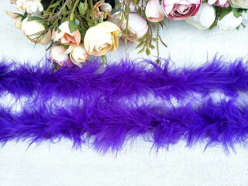 

10 pcs chicken feather strip wedding decoration feather boa plume 39 inches /2 meters turkey feather Clothing decoration