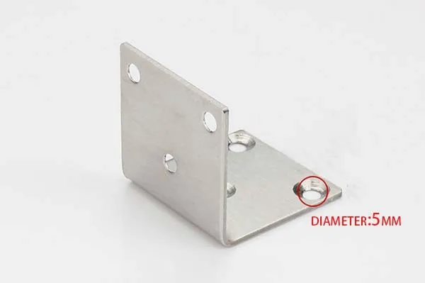 20 шт. Матовые детали из нержавеющей стали металлический разъем толщина 2 мм