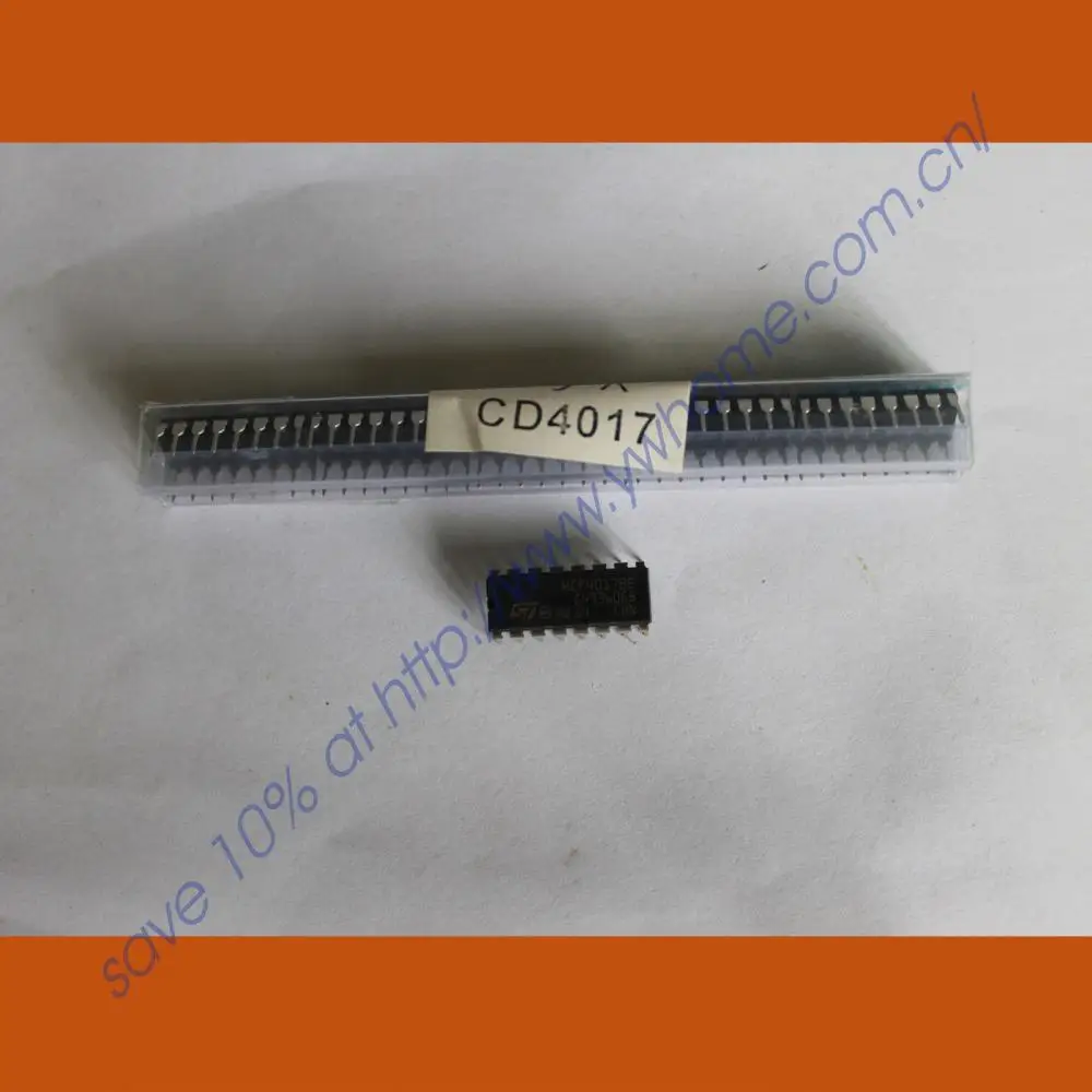 Новинка 2 x CD4017 4017 CD4017BD MC14017 NOR Gates DIP 16 |