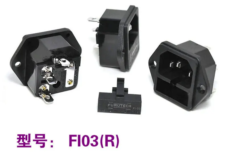 DIY HIFI FURUTECH FI-03 плавленый IEC разъем/разъем золото (G) покрытием (R) родиевое покрытие |
