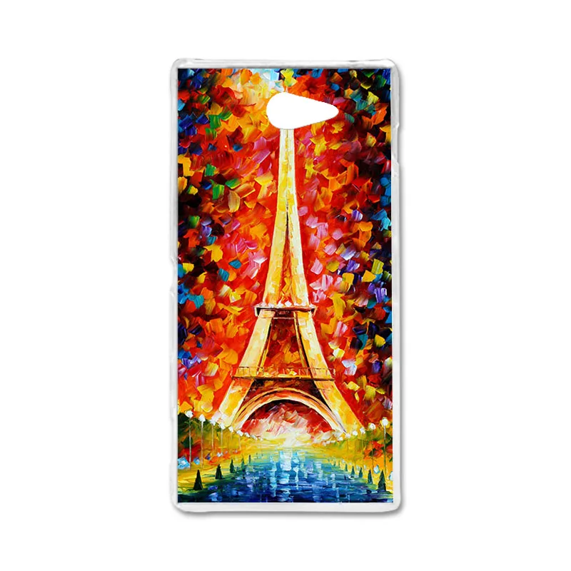 Силиконовый чехол для телефона, чехол для sony Xperia M2 D2302 S50H D2303 D2305 D2306, двойной чехол из ТПУ с милыми животными - Цвет: C011