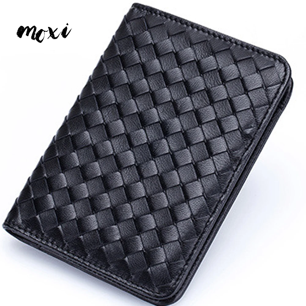 Новинка Натуральная овечья кожа мужской в деловом стиле держатель для паспорта