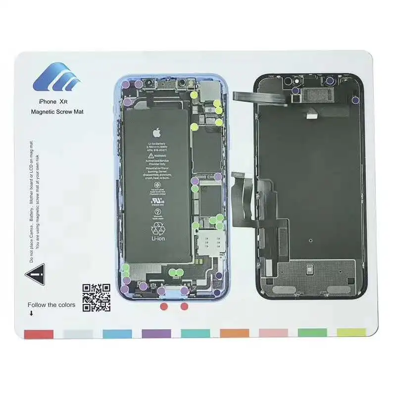 Профессиональный Магнитный винтовой рабочий коврик для Iphone 8 Plus X XS MAX XR магнитный