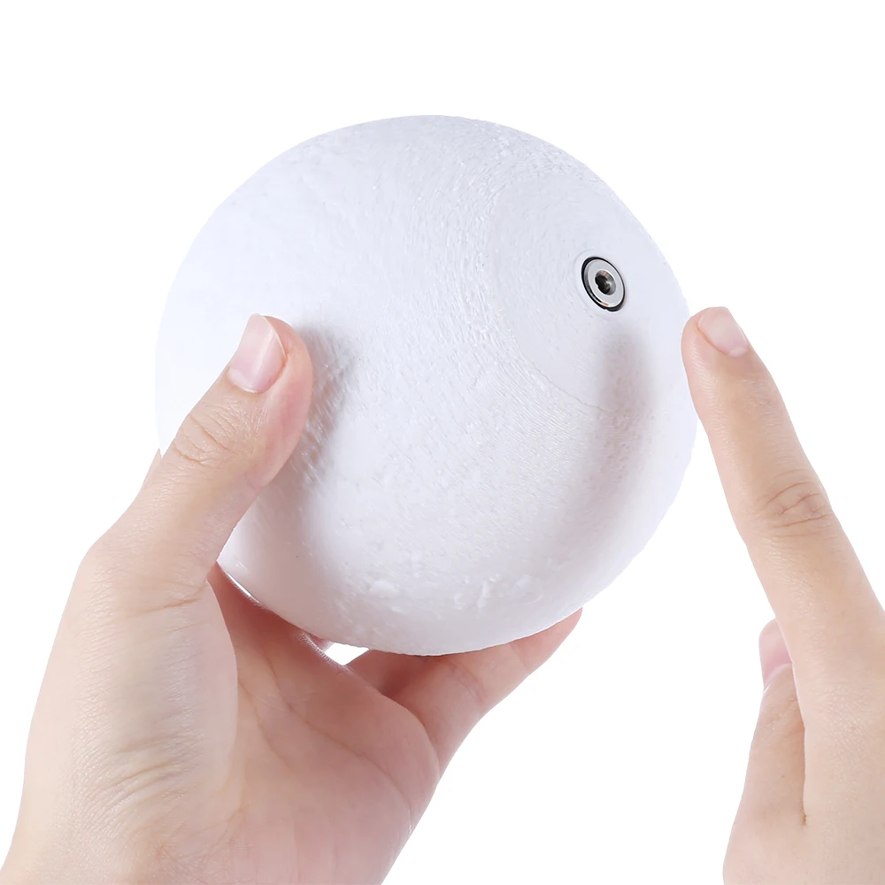 20 CM UE3D020 Rechargeable 3D Print Moon Lamp 2 Color Change Touch Switch Bedroom Bookcase Night Light Home Decor Creative Gift | Лампы и