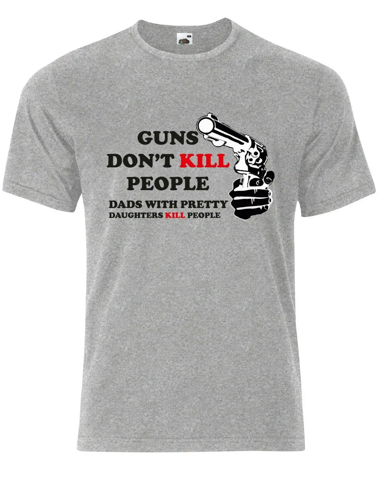 Мужская футболка с надписью guns don't kill Humans Dads do Girls модный бренд 286% хлопок круглый