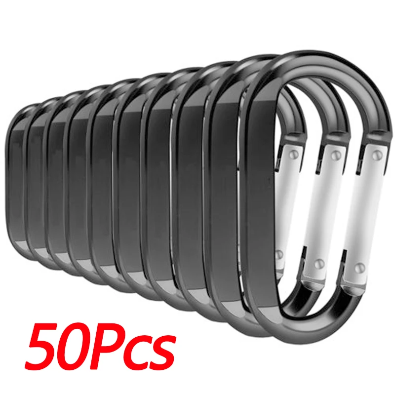 50/100 шт мини брелок карабин для пряжки мероприятий на свежем воздухе безопасности