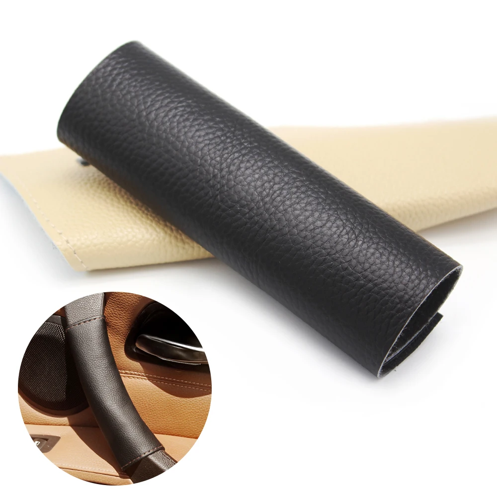 

Интерьер автомобиля, кожа из микрофибры с волшебной пастой, дверная ручка, панель, Натяжной отделочный Чехол для BMW 5 серии E60/E61 520 523 525 530