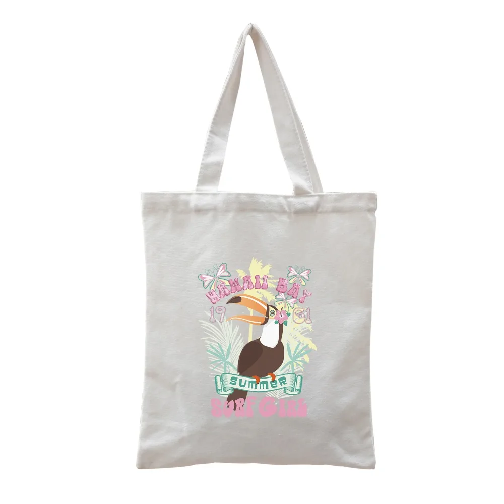 Сумка с принтом кота открытая Холщовая унисекс для покупок круглая тоут