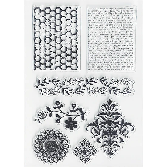 Y62 Bbloop 3 шт. планировщик, журнал, и Скрапбукинг ясно штамп комплект, DIY Фотоальбом карты прозрачные резиновые кремния штампы Y48-64 - Цвет: Y62