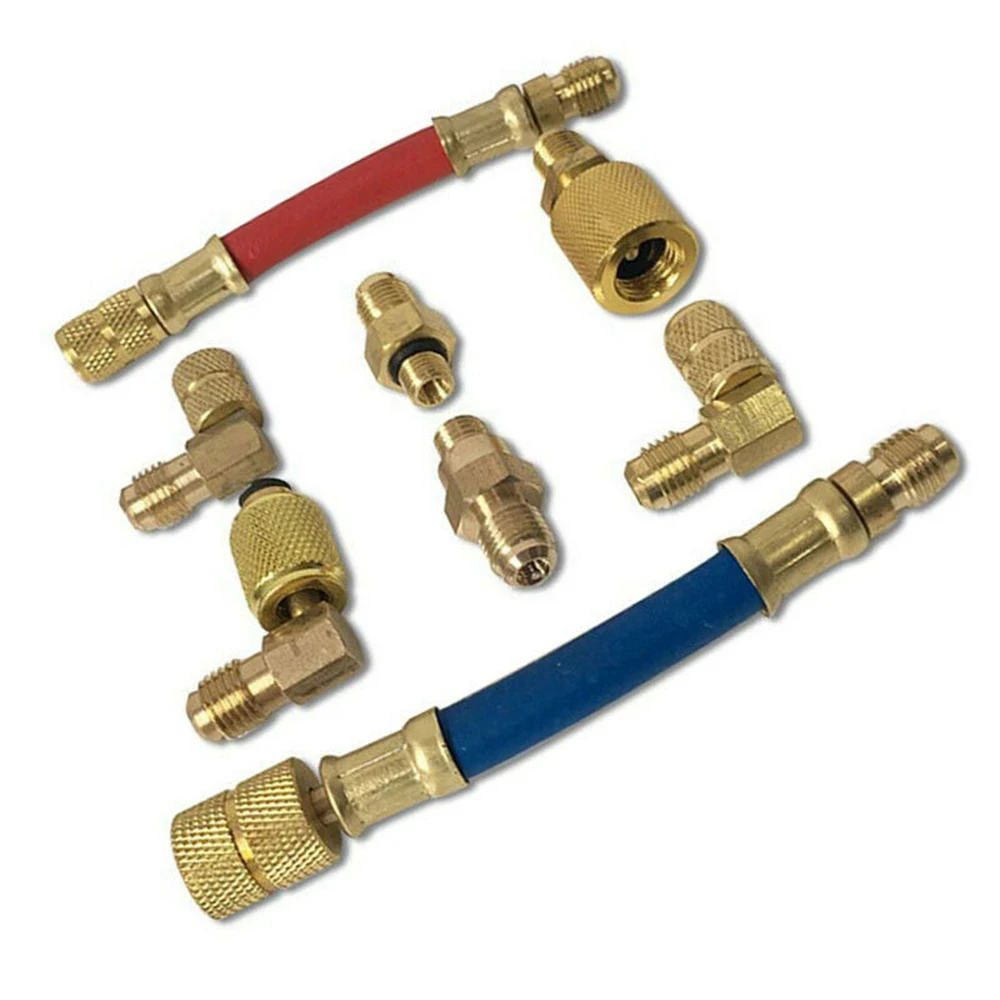 DJSona 8 шт. кондиционирование автомобиля коннектор охлаждения адаптер комплект