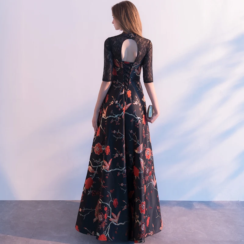 Robe de soiree Новые Вечерние платья трапециевидной формы с высокой вышивкой и